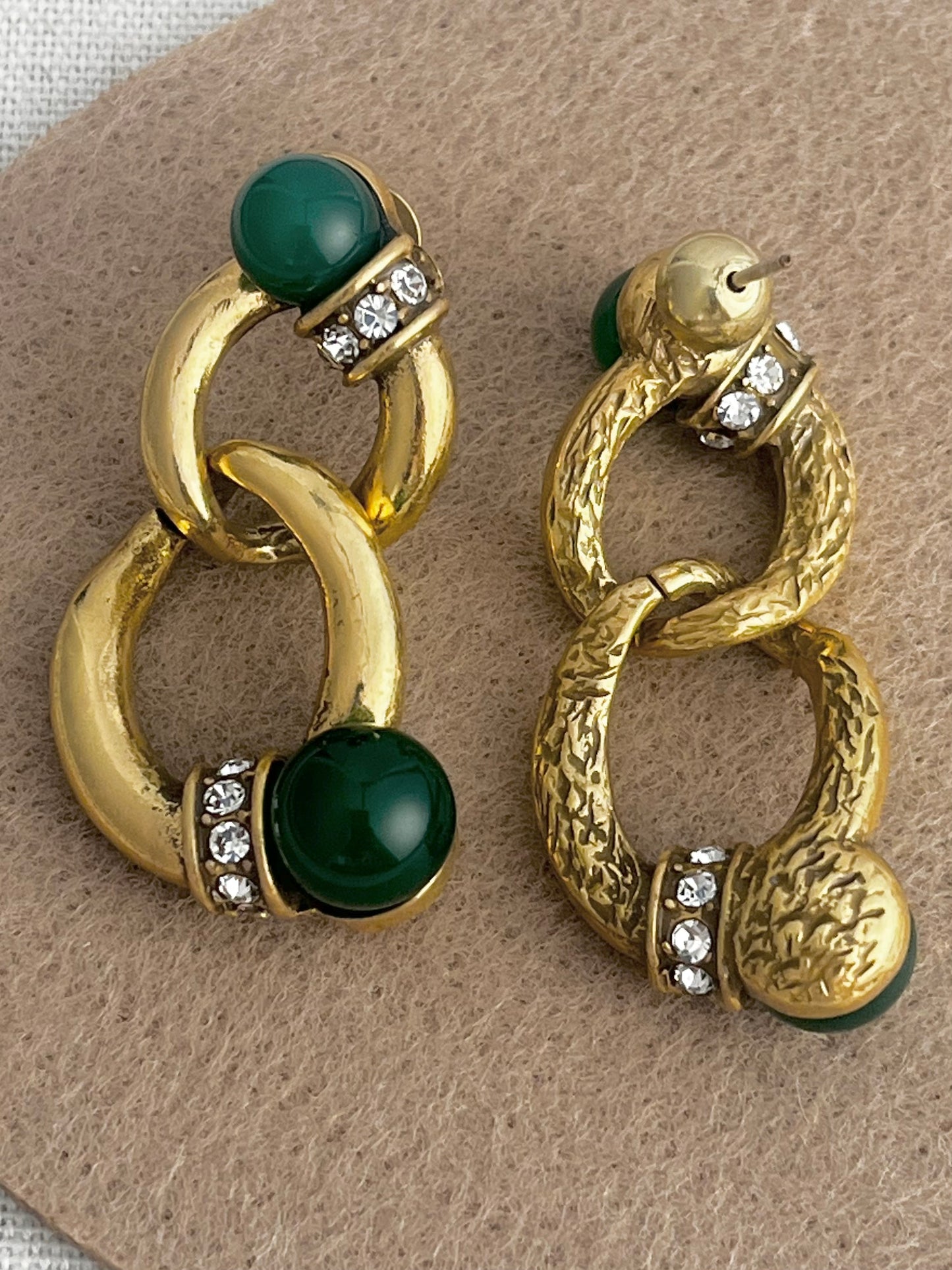 Green Agate Earrings